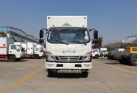 國六江淮駿鈴V5黃牌易燃?xì)怏w廂式運(yùn)輸車