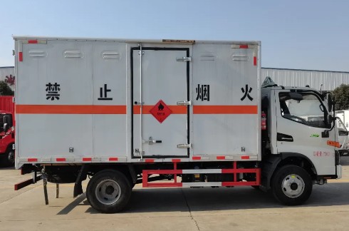 國六江淮駿鈴V5黃牌易燃?xì)怏w廂式運(yùn)輸車