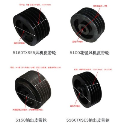 中聯(lián)環(huán)衛(wèi)車水泵和風(fēng)機皮帶輪