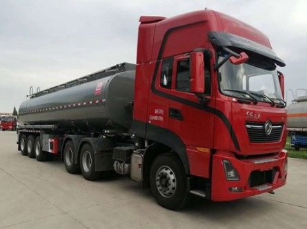 隨州力神醒獅牌SLS9400GPG型普通液體運(yùn)輸半掛車
