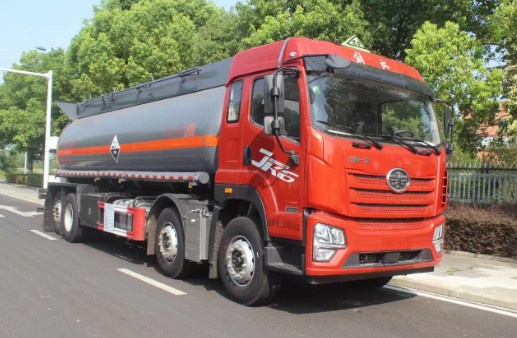 解放JK6前四后六腐蝕性物品罐式運輸車