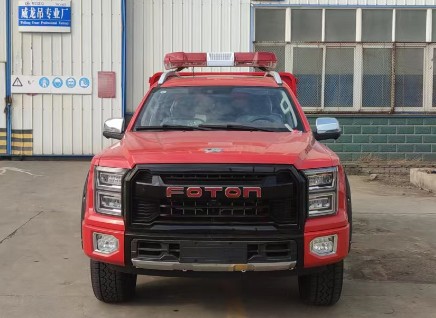 福田皮卡將軍G9四驅(qū)器材消防車_福田皮卡汽油自動檔器材消防車